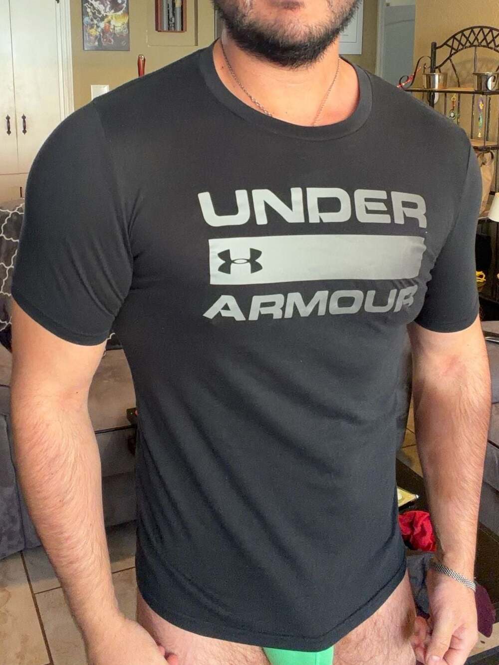 Under Armour HeatGear Men's Loose Fit Graphic Logo Shirt